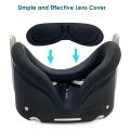 Silicone Protective Cover For Oculus Quest 2 Accessories Case VR Headset Head Face Cover Eye Pad Controller Cover Grip Full Set. 