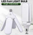 Folded fan blades LED bulb 45W short review. 