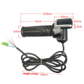 3X Bike Twist Throttle for Electric Bike Throttle 48V Gas Handle Throttle LCD Display Lock Key. 