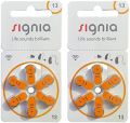 Siga Hearing Aid Battery Size 13, Pack of 6 Batteries.