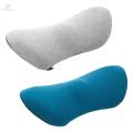Soft Waist Cushion Lower Back Pillow Memory Foam Cushion for Recliners Grey. 