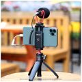 ULANZI ST-07 Phone Tripod Mount with Cold Shoe Mount for Microphone LED Video Light 1/4'' Tripod Screw for iPhone 11/Pro/Pro Max XS Max XR X 8 7 Plus Samsung Galaxy OnePlus Google Pixel Vlog Vlogging.
