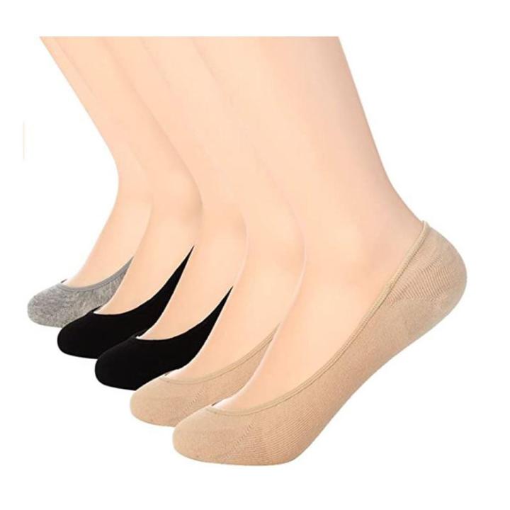 Ultra Low Cut Liner Socks Women No Show Non Slip 4Pair