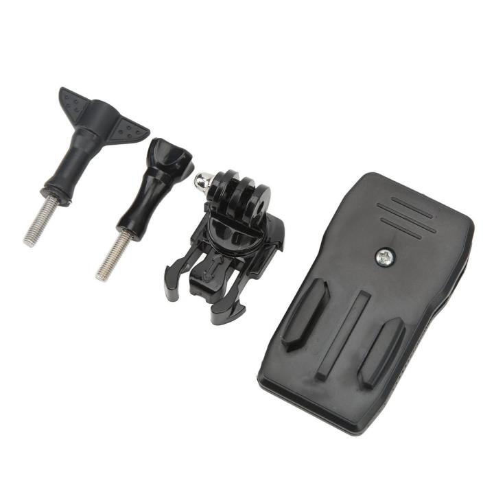 Action Camera Backpack Clip, Quick Release Buckle Camera Backpack Fixing Clamp 360 Degrees Rotating for Skiing