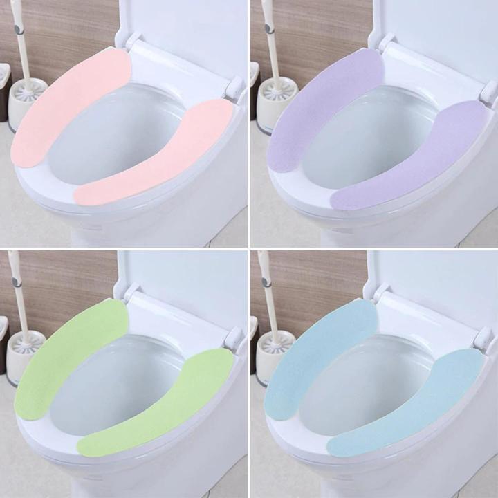 Toilet Seat Mat Washable Cushion Sticker Washable Seat Cover