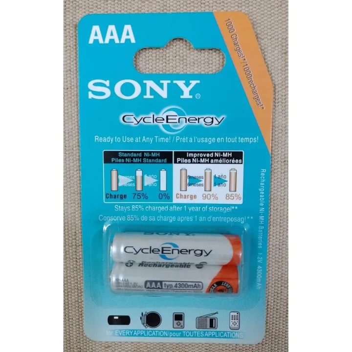 [[[2pcs]]]Sony[[AAA]]Batteries]]1.2V-4300mAh]]Rechargeable Battery]]]RT ...