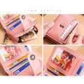 EverToner Leather Wallet Female Women Wallet Short Zipper Coin Purse / Card Holders Women Purse Ladies Small Wallets. 