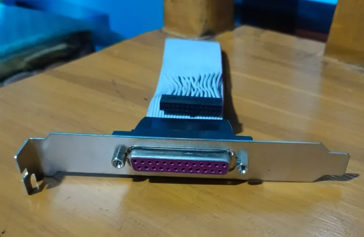 M-o-t-h-e-r%20board%20Parallel%20LPT%20Printer%20Port%20Cable%20Slot%20Bracket%2025%20Pin%20Socket%20Female%20-%20Image%202
