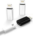 Micro USB Type-B (Female) to iPhone Lightning (Male) Convert Connector Support Charge 1pcs. 