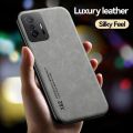 For Xiaomi 11 11X T 10 Lite 9 Ultra Pro Mix4 CIVI 3 2 Case Goatskin plush ultra-thin magnetic patch holder 360° full protection Back cover car navigation bracket casing. 