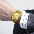 LIEBIG Luxury Stainless Steel Bracelet Golden Quartz Watch Men Women Watches Casual Wristwatches Female Male Clock Reloj Hombre. 
