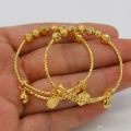 New Indian Gold Plated Baby Bangles For Women 2 Pcs - Bangles. 