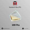 MAIS Reuseble Food Grade Plastic Sandwich Box, Triangular Shape (PS) 100 pcs. 