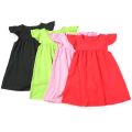 Girls Sleeveless Dress Childrens Simple Style Pure Cotton viscous fabrics Tank Top Dress Kids Clothes. 