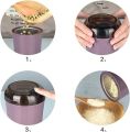 Stainless Steel Coffee Bean Grinder Household Mini Coffee Maker Coffee Dry fruit Spice Grinder with EU Plug Purple. 