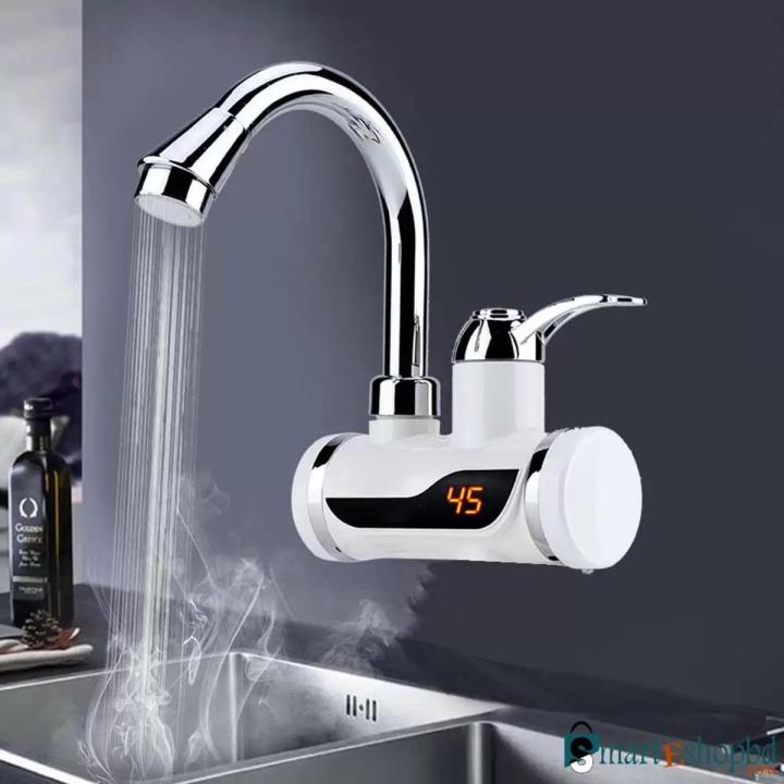 Instant Thankless Digital Electric Hot Water Tap for any Wall Mount/Basin mount with led Display