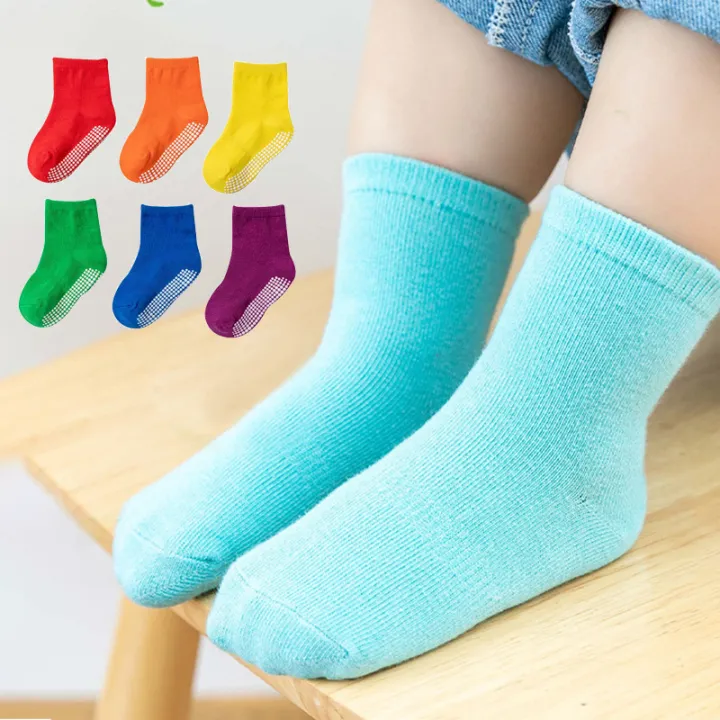 6%20Pairs/Lot%20Spring%20Autumn%20Kids%20Anti-slip%20Socks%20Solid%20Color%20Soft%20Breathable%20Cotton%20Babys%20Boat%20Socks%20Boys%20Girls%20Trampoline%20Socks%20-%20Image%205