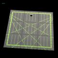 3x1 Piece Plastic Quilting Template Patchwork Tailor Sewing Ruler Square.