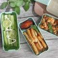 Lunch Bag,Re-usable Airtight Food Storage Containers, Dishwasher Safe,900 ML Bento Lunch Box Set With Bento. 