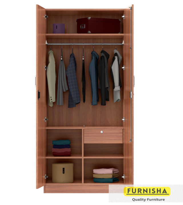 Particle Locker Furnisha Medusa Engineered Wood Particle Board 2 Doors with Inner ...