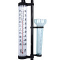 Weather Station, Weather Station Rain Gauge,Gauge and Thermometer.