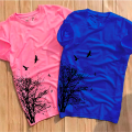 2PS Combo Pack//Jersey T-Shirts//Printed T-Shirts//Casual Tops For Men's//Black T-Shirts.