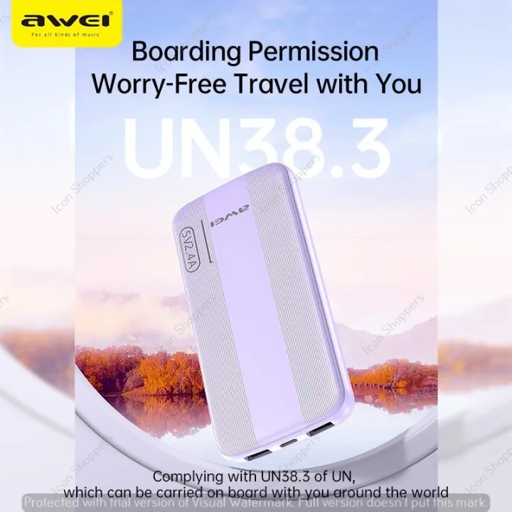 Awei%20P20K%2010000mAh%20Powerbank%202.4A%20Slim%20PowerBank%20Dual%20Output%20-%20Image%204