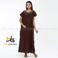 Solid Colour Cotton Maxi for Women. 