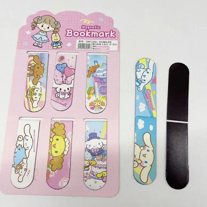 6pcs/set%20Sanrio%20Kuromi%20Magnetic%20Bookmark%20Cartoon%20Book%20Mark%20Kawaii%20School%20Supplies%20Magnetic%20Bookmark%20Clip%20Book%20Readers%20Stationery%20-%20Image%205