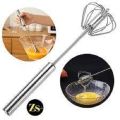 Manual Egg Beater coffee beater manual Whisker Beater Hand Whisker Egg Whisker Coffee Whisker Hand Push Beater Semi Automatic Whisker Stainless Steel Beater. 
