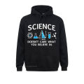 Science Doesn't Care What You Believe In Sarcastic Humor Funny Sportswear Men Fall Streetwear Hip Hop Harajuku Hoodies Men Homme.