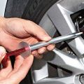NAMUNY Brake Disc Measuring Tool 0-45mm Thickness Measuring Ruler Calipers for Motorcycles Cars Brake Disc Wear Test Detection.