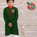 Bijoy Dibosh Ujjapan Panjabi Red Green Bangladesh Flug Dress.