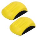 2X 5 Inch Hand Sanding Block For Hook & Loop Sandpaper Hand Pad Polishing Pad Abrasive Tools.