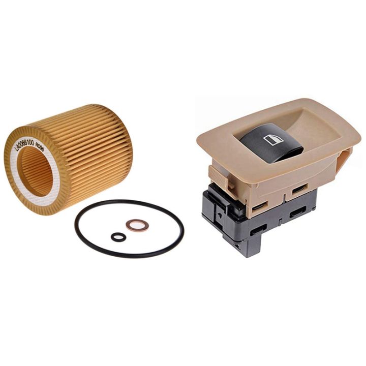 Engine%20Oil%20Filter%20Hu816X%20with%20Passenger%20Side%20Front/Rear%20Window%20Lifter%20Button%20Switch,for%20Bmw%20E60%20E82%20E88%20E90%20E92%20E93%20-%20Image%202