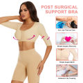 Upper Arm Shaper Sleeve Compression Top Women Push Up Breast Post Surgery Front Closure Bra Shapewear Back Support Cropped Tops.