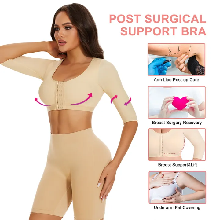 Upper%20Arm%20Shaper%20Sleeve%20Compression%20Top%20Women%20Push%20Up%20Breast%20Post%20Surgery%20Front%20Closure%20Bra%20Shapewear%20Back%20Support%20Cropped%20Tops%20-%20Image%203
