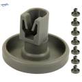 3X Universal New Dishwasher Parts Lower Wheel f/ AEG Favorit, Privileg, Zanussi. 
