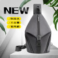Shengxilu Men's Chest Bag Fashion Small Shoulder Bag Korean Simple Casual One Shoulder Crossbody Bag Outdoor Running Close-fitting Chest Bag. 