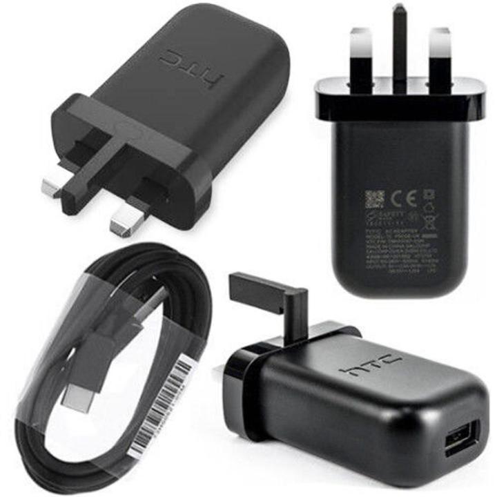 HTC TC P3000-UK 2.0 Quick Mains Charger With C Type USB Cable U11 U Ultra and others