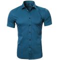 Men's Purple Bamboo Fiber Dress Shirts Brand Long Sleeve Shirt Solid Slim Fit Casual Formal Non Iron Work Shirt Camisa Masculina. 