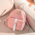 Women's Mini Backpack Luxury PU Leather Kawaii Backpack Cute Graceful Bagpack Small School Bags for Girls Bow-knot Leaf Hollow. 