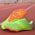 Track and Field Studs Shoes Men's and Women's Mid-Length Sprint Running Shoes Competition Training Long Jump High School Entrance Examination Professional Sports Spiked Shoes. 