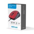 Astrum MU080 Wired Optical USB Mouse -Wireless Mouse. 