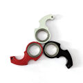 Aluminum Alloy Scimitar type rotary keychain Karambit spinner unzipped keychain fidget spinner 2nd generation fidget spinner. 