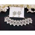 Treditional fashion wedding /party bridal choker necklace & Earrings set for women - Necklace - Necklace For Girls. 