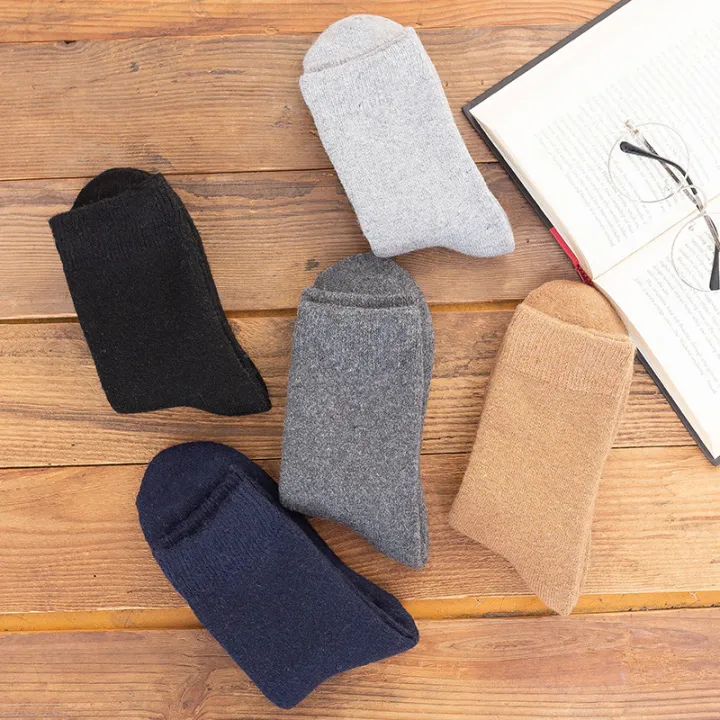 Thick%20wool%20socks%20Autumn%20and%20Winter%20Thickened%20Warm%20Men's%20Mid-Calf%20Length%20Sock%20Men's%20Casual%20Solid%20Color%20Middle-Aged%20and%20Elderly%20Terry-Loop%20Hosiery%20-%20Image%202