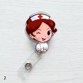 Fashion Clip Stationery ID Name Card Retractable Lanyards Mini Badge Holder.