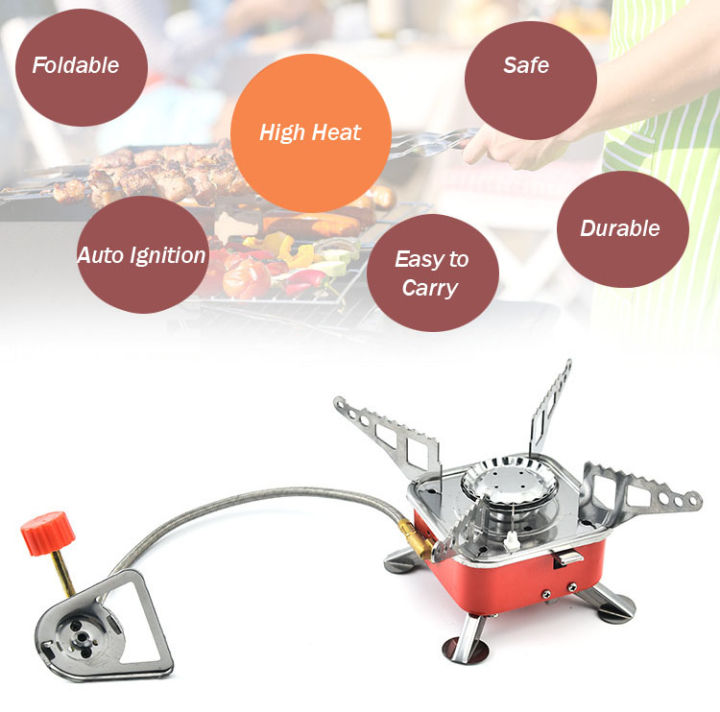 Safe Portable Camping Stove K202 with free gas can