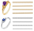 All Season Soft Silicone Invisible Ring Size Adjuster Set for Women & Men – 4Pcs Jewellery Accessories for Loose Rings.